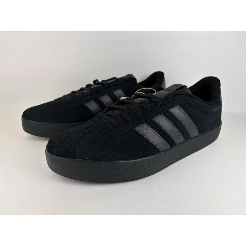 adidas VL Court 3.0 Men's Shoes Triple Black Sneakers JP5284 Size 8 NEW